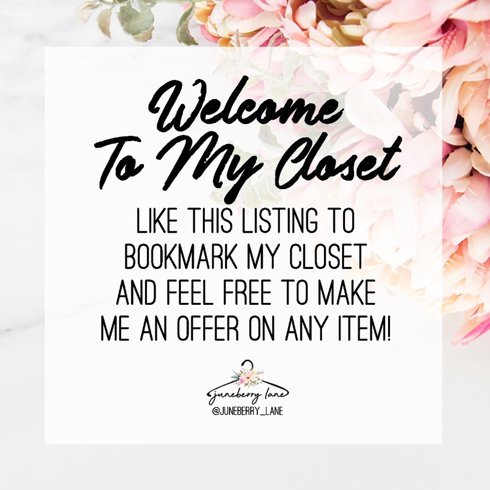 Like This Post To Bookmark My Closet!